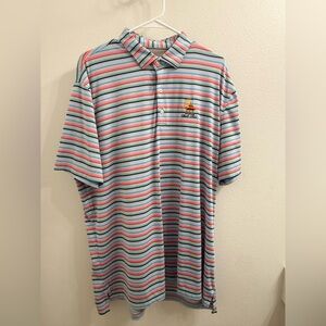 johnnie-O Multicolor Striped Polo Bali Hai Shirt